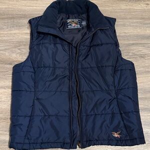 American Living Dark Blue Puffer Vest